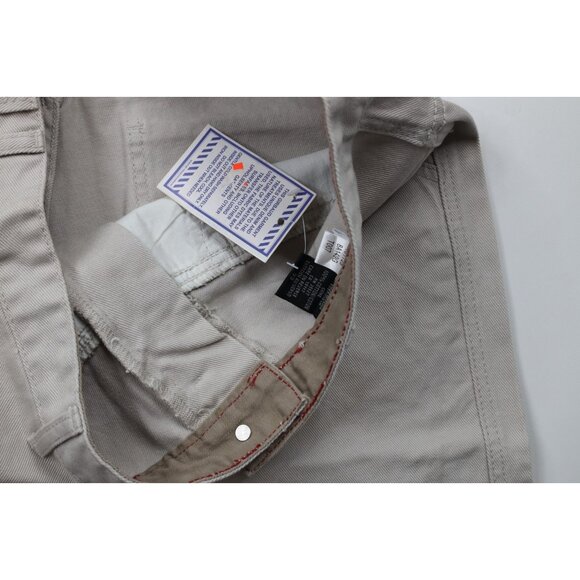 Deadstock Vtg 90s Marithe Francois Girbaud Mens 33 Baggy Denim Jean Shorts Gray - Picture 6 of 11